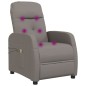 Massagesessel Elektrisch Taupe Stoff Massagesessel Elektrisch Taupe Stoff
