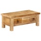 vidaXL Couchtisch 90x45x35 cm Massivholz Mango vidaXL Couchtisch 90x45x35 cm Massivholz Mango