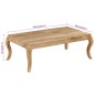 vidaXL Couchtisch 110 x 60 x 40 cm Mangoholz Massiv vidaXL Couchtisch 110 x 60 x 40 cm Mangoholz Massiv