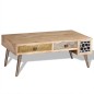 vidaXL Couchtisch mit Schubladen Massivholz Mango 105x55x41 cm vidaXL Couchtisch mit Schubladen Massivholz Mango 105x55x41 cm