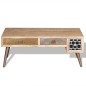 vidaXL Couchtisch mit Schubladen Massivholz Mango 105x55x41 cm vidaXL Couchtisch mit Schubladen Massivholz Mango 105x55x41 cm