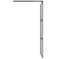 vidaXL Duschwand mit Ablage für Walk-In-Dusche Schwarz 80x195 cm ESG vidaXL Duschwand mit Ablage für Walk-In-Dusche Schwarz 80x195 cm ESG
