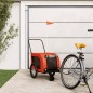 vidaXL Fahrradanhänger Hunde Orange und Schwarz Oxford-Gewebe & Eisen vidaXL Fahrradanhänger Hunde Orange und Schwarz Oxford-Gewebe & Eisen