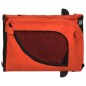 vidaXL Fahrradanhänger Hunde Orange und Schwarz Oxford-Gewebe & Eisen vidaXL Fahrradanhänger Hunde Orange und Schwarz Oxford-Gewebe & Eisen
