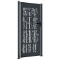 vidaXL Gartentor Anthrazit 105x180 cm Stahl Bambus-Design vidaXL Gartentor Anthrazit 105x180 cm Stahl Bambus-Design