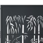 vidaXL Gartentor Anthrazit 105x180 cm Stahl Bambus-Design vidaXL Gartentor Anthrazit 105x180 cm Stahl Bambus-Design