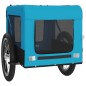 vidaXL Fahrradanhänger Hunde Blau und Schwarz Oxford-Gewebe & Eisen vidaXL Fahrradanhänger Hunde Blau und Schwarz Oxford-Gewebe & Eisen