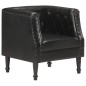 vidaXL Sessel Schwarz Echtleder vidaXL Sessel Schwarz Echtleder