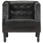vidaXL Sessel Schwarz Echtleder vidaXL Sessel Schwarz Echtleder