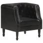 vidaXL Sessel Schwarz Echtleder vidaXL Sessel Schwarz Echtleder
