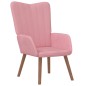 vidaXL Relaxsessel Rosa Samt vidaXL Relaxsessel Rosa Samt