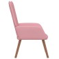 vidaXL Relaxsessel Rosa Samt vidaXL Relaxsessel Rosa Samt
