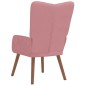 vidaXL Relaxsessel Rosa Samt vidaXL Relaxsessel Rosa Samt