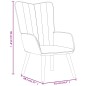 vidaXL Relaxsessel Rosa Samt vidaXL Relaxsessel Rosa Samt