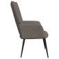vidaXL Relaxsessel mit Hocker Taupe Stoff vidaXL Relaxsessel mit Hocker Taupe Stoff