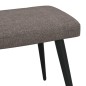 vidaXL Relaxsessel mit Hocker Taupe Stoff vidaXL Relaxsessel mit Hocker Taupe Stoff