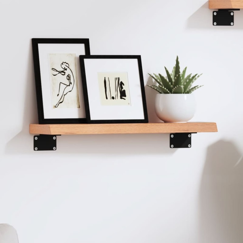 vidaXL Wandregal Hellbraun 40x10x2 cm Massivholz Eiche Behandelt vidaXL Wandregal Hellbraun 40x10x2 cm Massivholz Eiche Behandelt