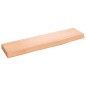vidaXL Wandregal Hellbraun 40x10x2 cm Massivholz Eiche Behandelt vidaXL Wandregal Hellbraun 40x10x2 cm Massivholz Eiche Behandelt