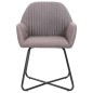 vidaXL Esszimmerstühle 4 Stk. Taupe Stoff vidaXL Esszimmerstühle 4 Stk. Taupe Stoff