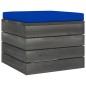 vidaXL Garten-Paletten-Hocker 2 Stk. mit Kissen Kiefer Massivholz vidaXL Garten-Paletten-Hocker 2 Stk. mit Kissen Kiefer Massivholz