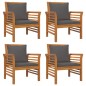 vidaXL 5-tlg. Garten-Lounge-Set mit Kissen Massivholz Akazie vidaXL 5-tlg. Garten-Lounge-Set mit Kissen Massivholz Akazie