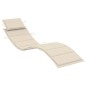 vidaXL Sonnenliege mit Tisch und Auflage Massivholz Akazie vidaXL Sonnenliege mit Tisch und Auflage Massivholz Akazie