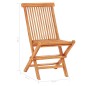 vidaXL 3-tlg. Bistroset mit Weinroten Kissen Massivholz Teak vidaXL 3-tlg. Bistroset mit Weinroten Kissen Massivholz Teak