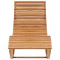 vidaXL Schaukelliege mit Auflage Massivholz Teak vidaXL Schaukelliege mit Auflage Massivholz Teak