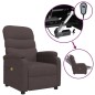 Massagesessel Elektrisch Dunkelbraun Stoff Massagesessel Elektrisch Dunkelbraun Stoff