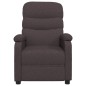 Massagesessel Elektrisch Dunkelbraun Stoff Massagesessel Elektrisch Dunkelbraun Stoff