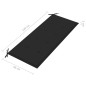 vidaXL 2-Sitzer-Gartenbank mit Auflage 120 cm Grau Eukalyptusholz vidaXL 2-Sitzer-Gartenbank mit Auflage 120 cm Grau Eukalyptusholz