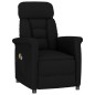 Massagesessel Elektrisch Schwarz Wildleder-Optik Massagesessel Elektrisch Schwarz Wildleder-Optik