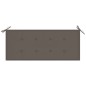 vidaXL Gartenbank mit Auflage 120 cm Massivholz Akazie vidaXL Gartenbank mit Auflage 120 cm Massivholz Akazie