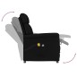 Massagesessel Elektrisch Schwarz Wildleder-Optik Massagesessel Elektrisch Schwarz Wildleder-Optik