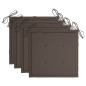 vidaXL Klappbare Gartenstühle 4 Stk. mit Sitzkissen Massivholz Akazie vidaXL Klappbare Gartenstühle 4 Stk. mit Sitzkissen Massivholz Akazie
