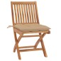 vidaXL Klappbare Gartenstühle mit Kissen 6 Stk. Massivholz Teak vidaXL Klappbare Gartenstühle mit Kissen 6 Stk. Massivholz Teak
