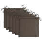 vidaXL Stapelbare Gartenstühle mit Kissen 6 Stk. Massivholz Teak vidaXL Stapelbare Gartenstühle mit Kissen 6 Stk. Massivholz Teak