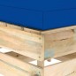 vidaXL Modulare Ottomane mit Kissen Grün Imprägniertes Holz vidaXL Modulare Ottomane mit Kissen Grün Imprägniertes Holz