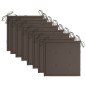 vidaXL Gartenstühle mit Kissen 8 Stk. Massivholz Akazie Grau vidaXL Gartenstühle mit Kissen 8 Stk. Massivholz Akazie Grau