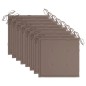 vidaXL Klappbare Gartenstühle 8 Stk. mit Kissen Massivholz Akazie vidaXL Klappbare Gartenstühle 8 Stk. mit Kissen Massivholz Akazie
