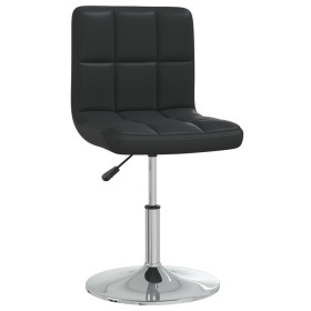 vidaXL Esszimmerstühle 6 Stk. Schwarz Kunstleder