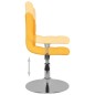 vidaXL Esszimmerstühle 4 Stk. Drehbar Gelb Stoff vidaXL Esszimmerstühle 4 Stk. Drehbar Gelb Stoff