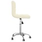 vidaXL Esszimmerstuhl Drehbar Creme Stoff vidaXL Esszimmerstuhl Drehbar Creme Stoff