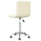 vidaXL Esszimmerstuhl Drehbar Creme Stoff vidaXL Esszimmerstuhl Drehbar Creme Stoff