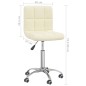 vidaXL Esszimmerstuhl Drehbar Creme Stoff vidaXL Esszimmerstuhl Drehbar Creme Stoff