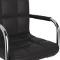 vidaXL Esszimmerstühle 6 Stk. Drehbar Schwarz Kunstleder vidaXL Esszimmerstühle 6 Stk. Drehbar Schwarz Kunstleder