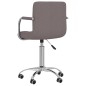 vidaXL Esszimmerstuhl Drehbar Taupe Stoff vidaXL Esszimmerstuhl Drehbar Taupe Stoff