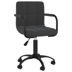 vidaXL Esszimmerstühle 4 Stk. Drehbar Schwarz Samt