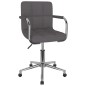 vidaXL Esszimmerstuhl Drehbar Taupe Stoff vidaXL Esszimmerstuhl Drehbar Taupe Stoff