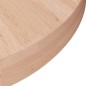 vidaXL Runde Tischplatte Ø40x4 cm Unbehandeltes Massivholz Eiche vidaXL Runde Tischplatte Ø40x4 cm Unbehandeltes Massivholz Eiche